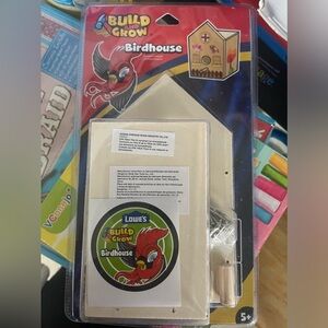LOWE'S Build And Grow Birdhouse -  Boys Girls Ages 5+ New Sealed